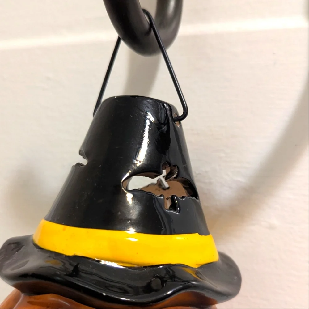 Halloween Pumpkin Candle Holder